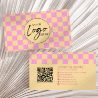 Código QR do logotipo personalizado da empresa, em