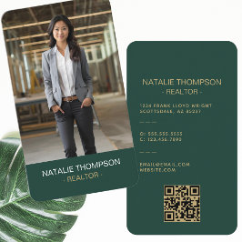 Cartão De Visita Código QR do Realer de Imobiliário Profissional Ne