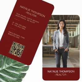 Cartão De Visita Código QR do Realer de Imobiliário Profissional Ne