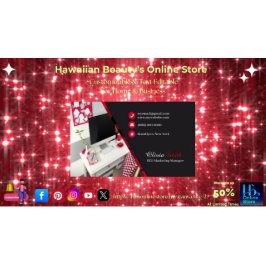 Cartão De Visita Código QR do Red Black Classy do Girly Office