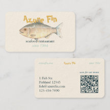 Código QR do Restaurante de Peixe Clássico do Azur