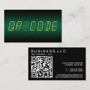 Cartão De Visita CÓDIGO QR (leitura digital)