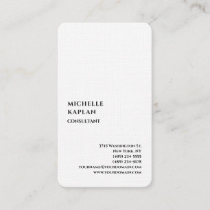 Cartão De Visita Código QR Linen Moderno Exclusivo Profissional