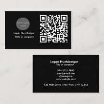 Código QR Logotipo comercial | Minimalis