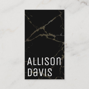 Cartão De Visita Código QR Marble