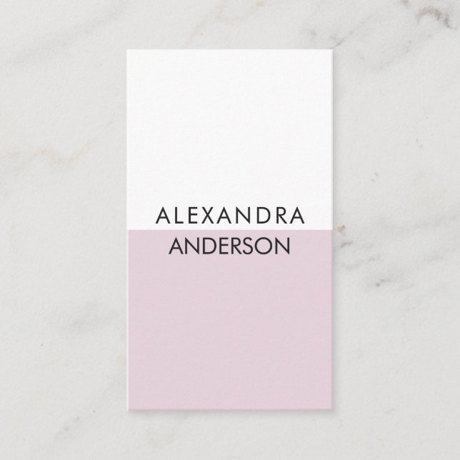 Cartão De Visita Código QR Mínimo do Monograma Profissional Elegant (Frente)