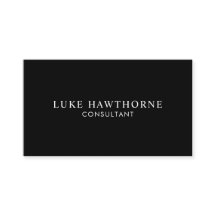 Código QR mínimo Elegante profissional preto