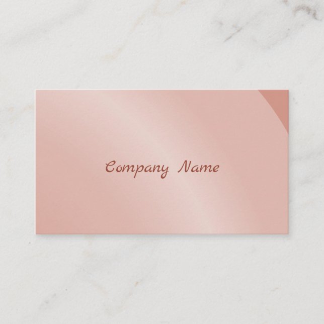 Cartão De Visita Código Qr Moderado Salmão Moderado Neat Sombreado (Frente)