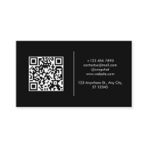 Código QR moderno escuro