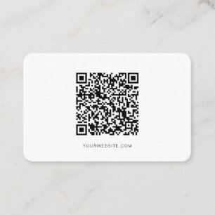 Cartão De Visita Código QR, Moderno Minimalista, Simples, B profis