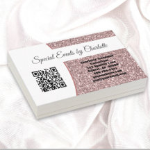 Código QR personalizado da brilha rosa profissiona