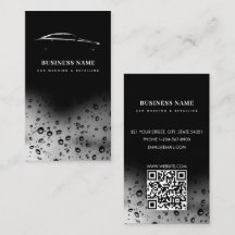 Código QR Preto de Limpeza Automóvel de Lava Moder
