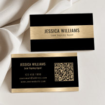 Código QR Preto Dourado e Elegante Personalizado