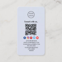Código Qr Professional Mídia social Conecte-se con