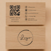 Código QR Profissional Arquiteto Madeira