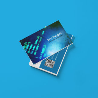 Cartão De Visita Código QR Profissional de Tecnologia de Software M