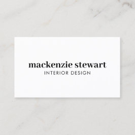 Cartão De Visita Código QR profissional moderno em negrito