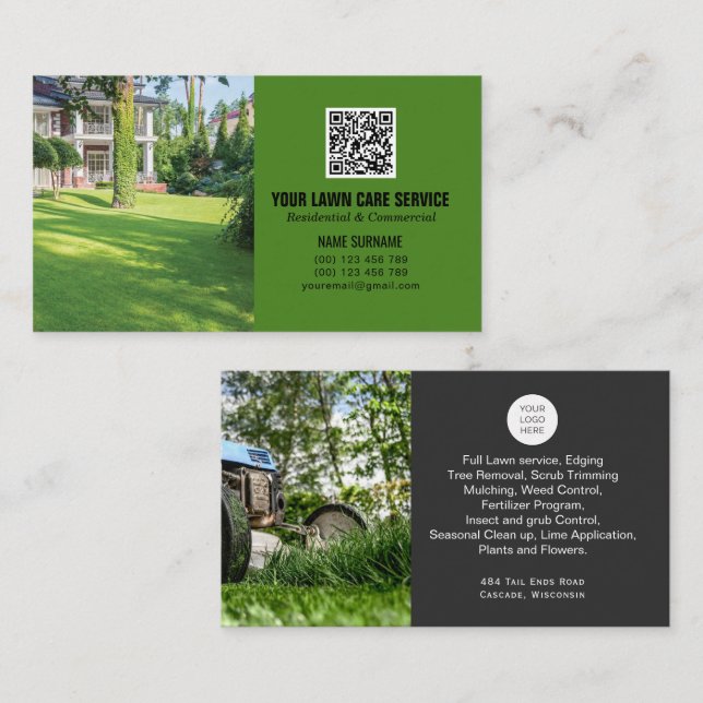 Cartão De Visita Código QR Rede de assistência jurídica moderna  (Frente/Verso)