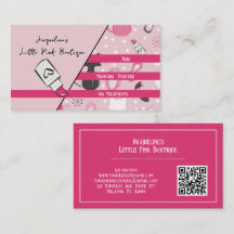 Código QR Rosa Salão Femininos Meados do Século