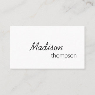 Cartão De Visita Código QR Simples Mínimo Profissional Moderno