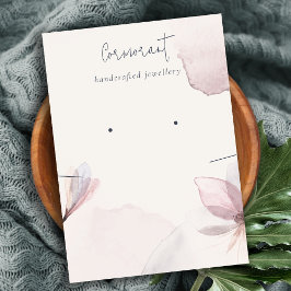 Cartão De Visita Colar de Escamas Florais de abstrato