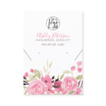 Colar de ourivesaria, cor-de-rosa, com logótipo fl