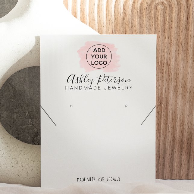 Cartão De Visita Colar de ourivesaria rosa (Criador carregado)