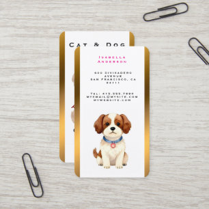 Cartão De Visita Coleção Elegante Personalizada de Embelezamento Pe