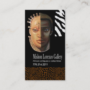 Cartão De Visita Coleções africanas: Afro-americano de Afrocentri