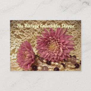 Cartão De Visita Coleções do vintage