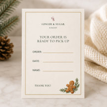 Coleta de Pedido de Padaria de Natal com Biscoito 
