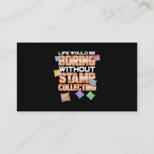 Cartão De Visita Coletor de Carimbo Presente para Coleta de Carimbo