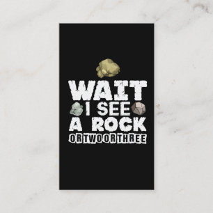 Cartão De Visita Coletor de Rock - Geólogo Mineral Geológico Engr