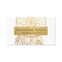 Coletor ideal boémio moderno da folha Dourado do