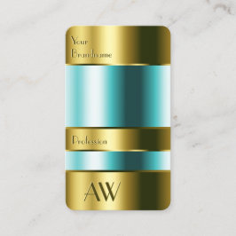 Cartão De Visita Colheita de Olhos Dourados e Líquidos de Vidro, Le