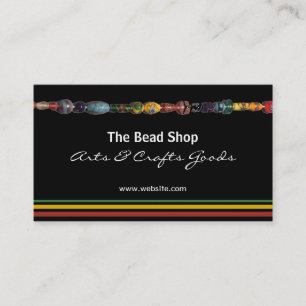 Cartão de visita colorido da loja do grânulo da