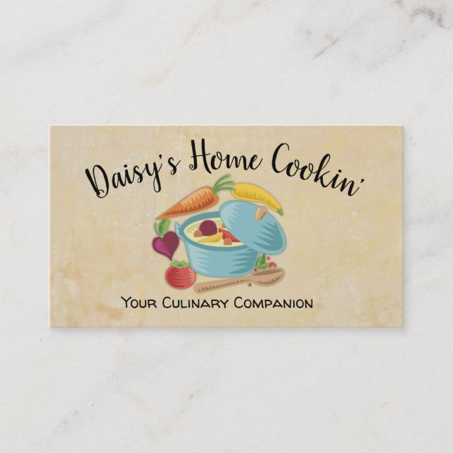 Cartão de visita colorido da restauração do (Frente)