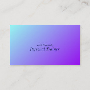 Cartão de visita colorido simples do fundo