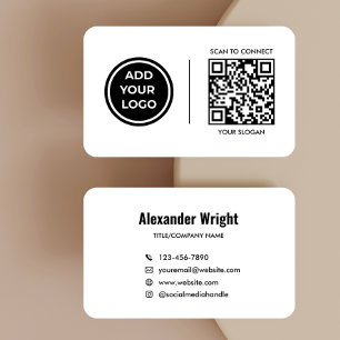 Cartão de Visita com Código de Barras e Logotipo B