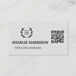 Cartão de Visita com Código QR