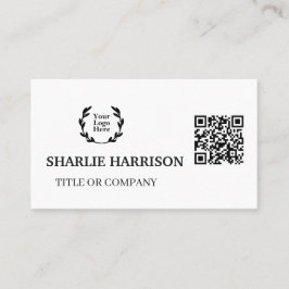 Cartão de Visita com Código QR