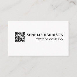 Cartão de Visita com Código QR