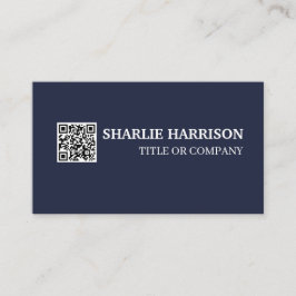 Cartão de Visita com Código QR