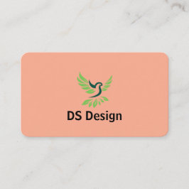 Cartão de Visita com Logotipo de Fênix Moderno