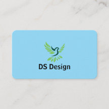 Cartão de Visita com Logotipo de Fênix Moderno