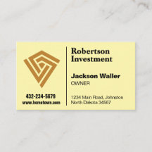 Cartão de Visita com Logotipo Minimalista para Qua