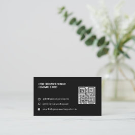 Cartão de Visita com QR Code | Moderno Minimalista