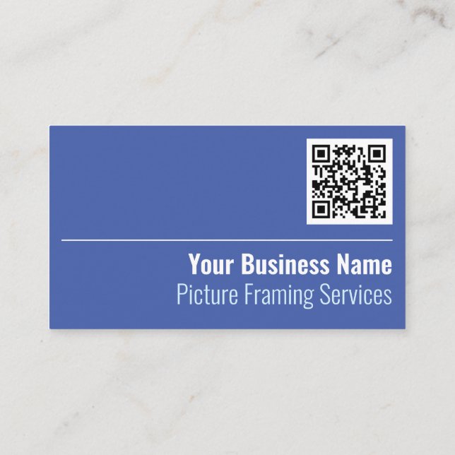 Cartão de Visita com QR Code para Serviços de Mold (Verso)
