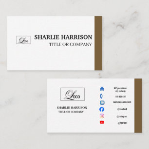Cartão de Visita com seu logotipo