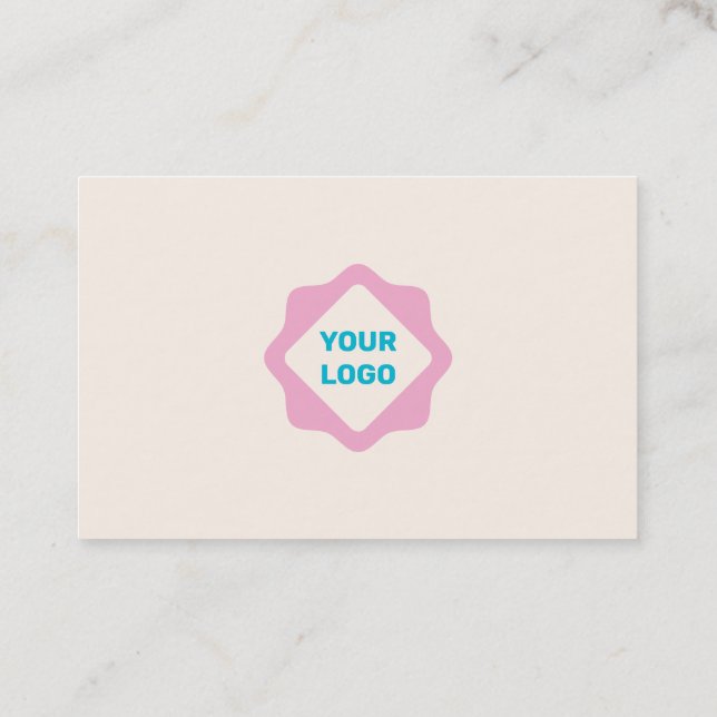 Cartão de visita com seu logotipo (Verso)